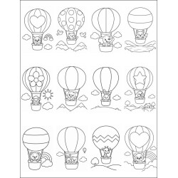 Livret d’activités enfant Montgolfière – Collection Autour du Monde