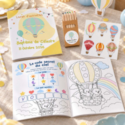 Livret d’activités enfant Montgolfière – Collection Autour du Monde