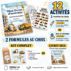 Livret d’activités enfant Chantier Urbain – Collection Les Petits Bâtisseurs