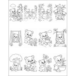 Livret d’activités enfant Les Petits Pandas – Collection Panda