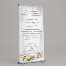 Bannière de bienvenue Mariage