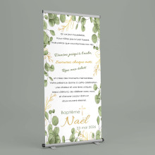 Bannière de bienvenue baptême