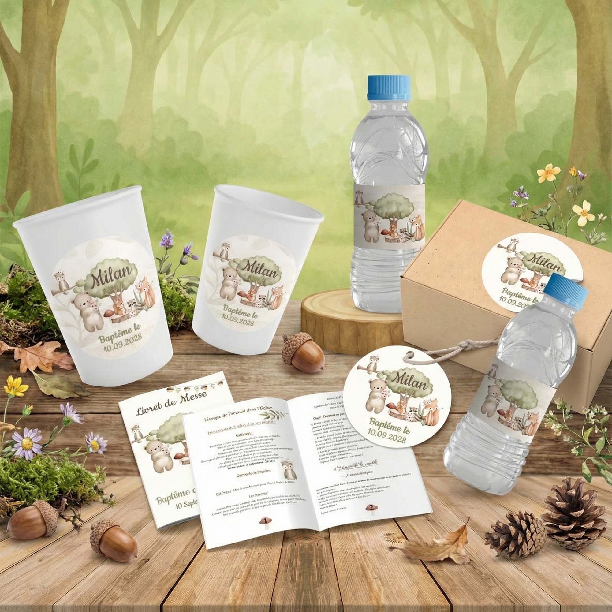 COLLECTION BAPTÊME LES AMIS DE LA FORÊT