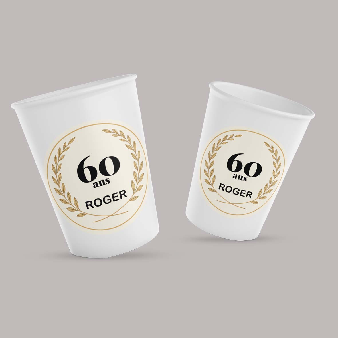 STICKERS PERSONNALISÉS POUR VERRES