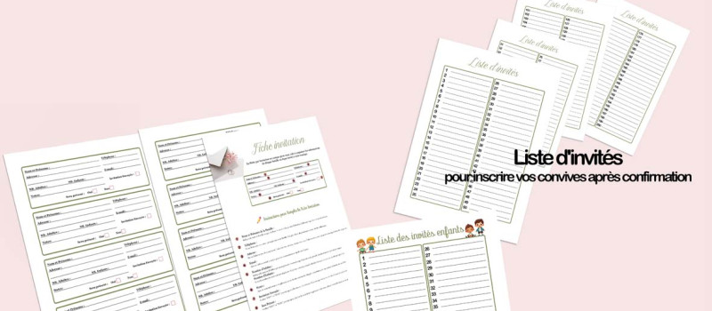 Outils pour Planifier vos Invitations de Mariage