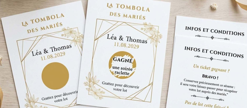 La Tombola des Mariés : L'animation chic qui détrône la jarretière